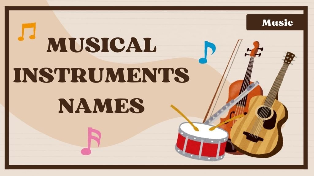 musical instruments names
