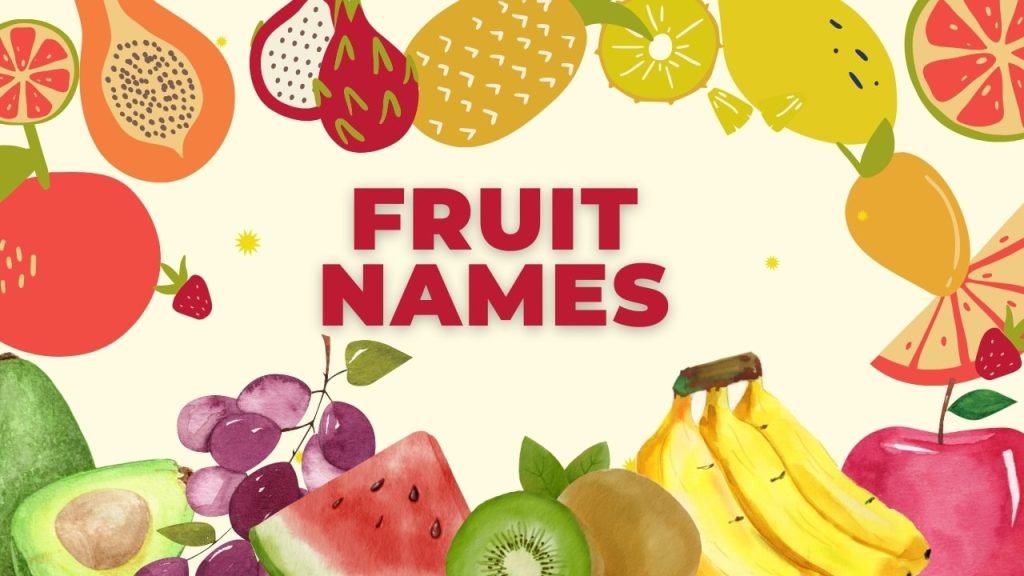 fruits names